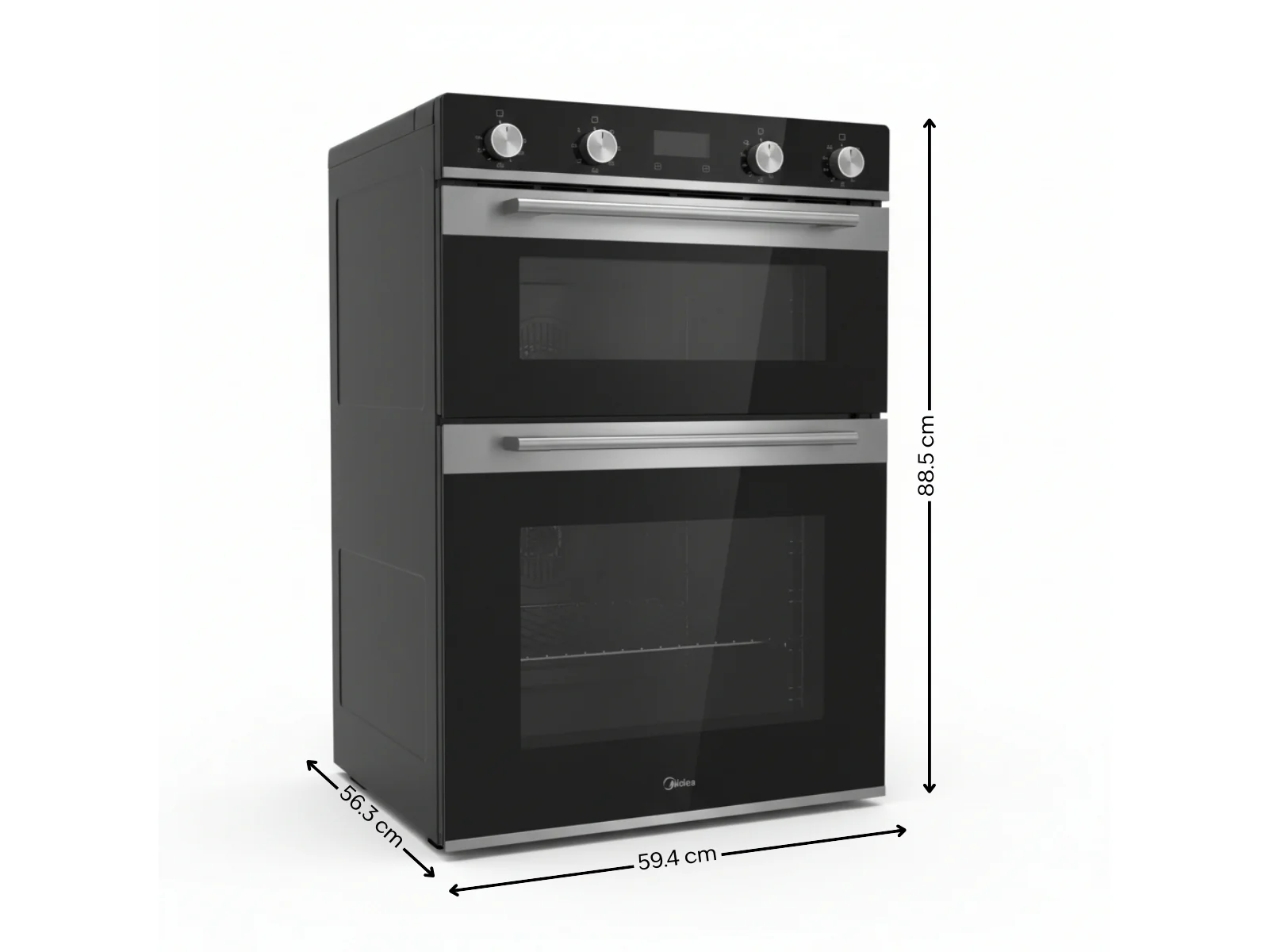 Midea Double Wall Oven 35L Top and 70L Bottom - Image 3