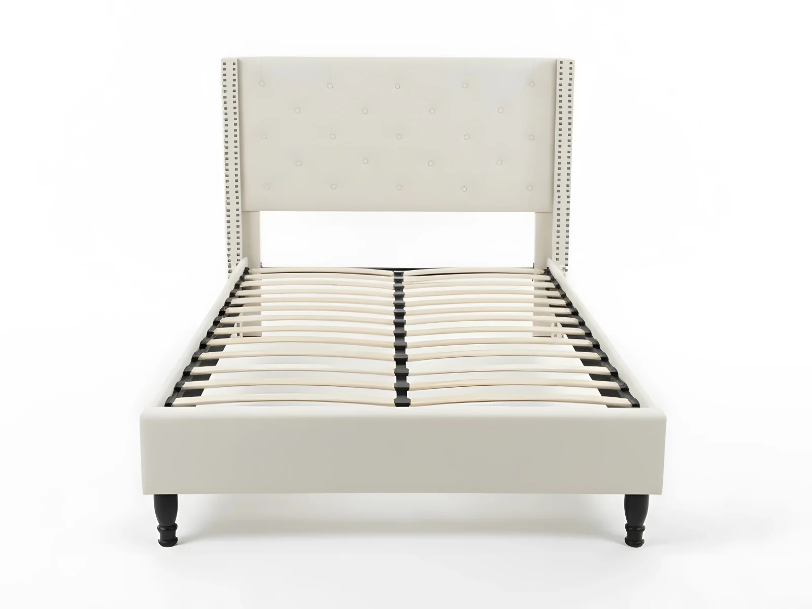 New Lisbeth Bed Frame Beige - Double - Image 7