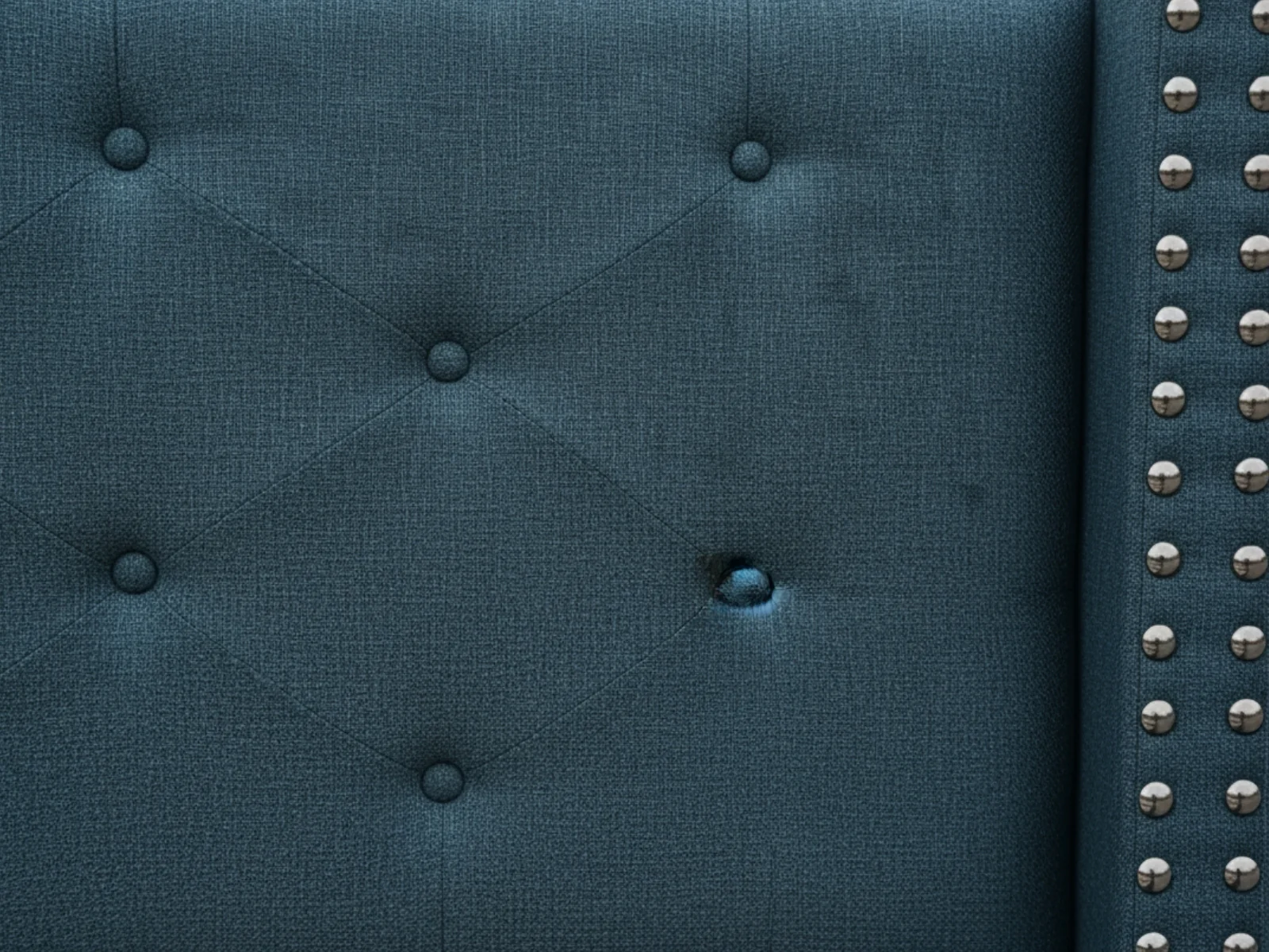 New Lisbeth Bed Frame Blue - Queen - Image 8