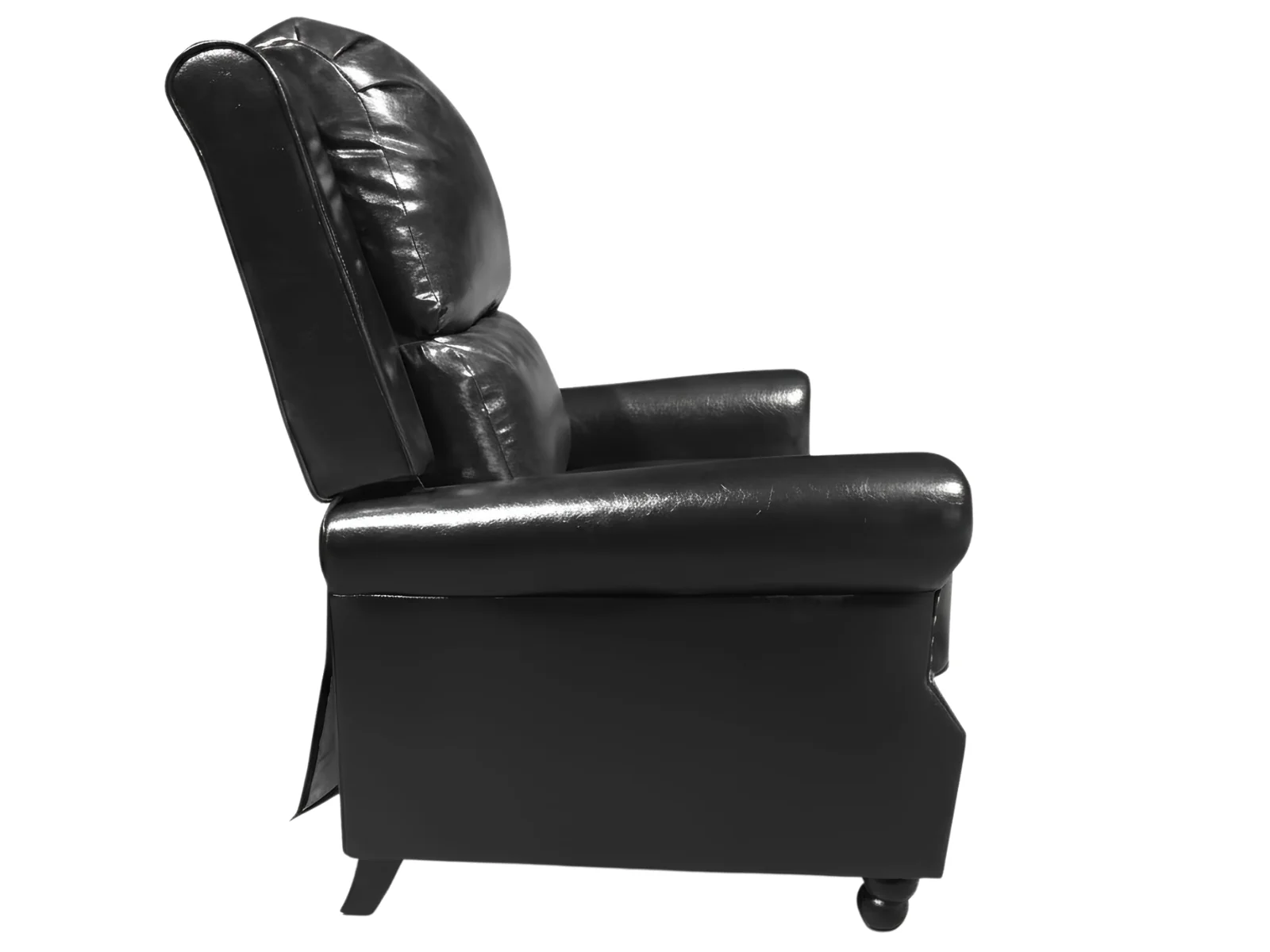Nilsson PU Leather Recliner Chair - Black - Image 5