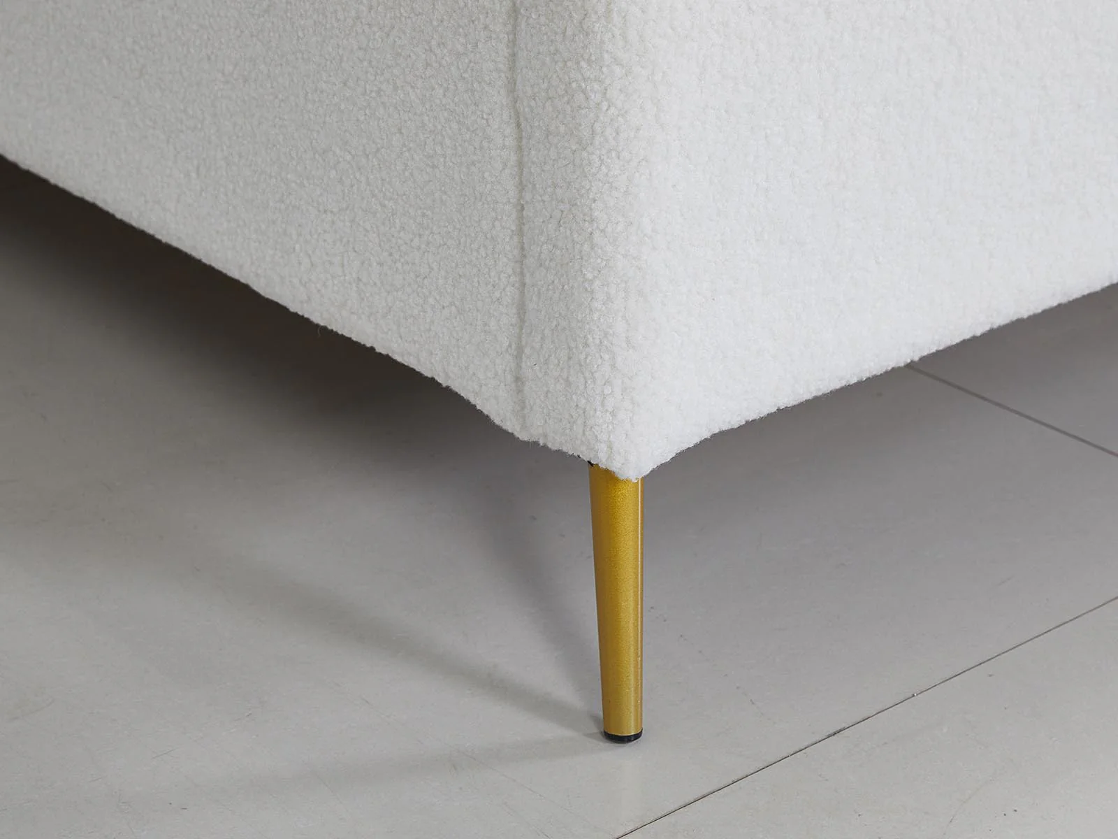 Santos Boucle Bed Frame - Queen - Image 9