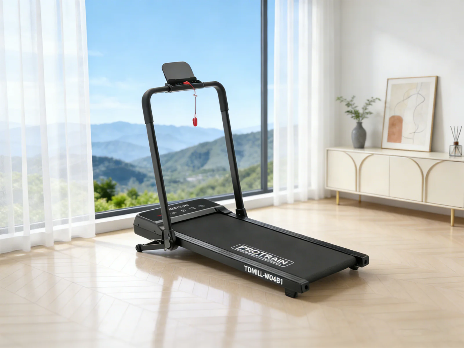 Walking Pad Treadmill With Handle - Image 3