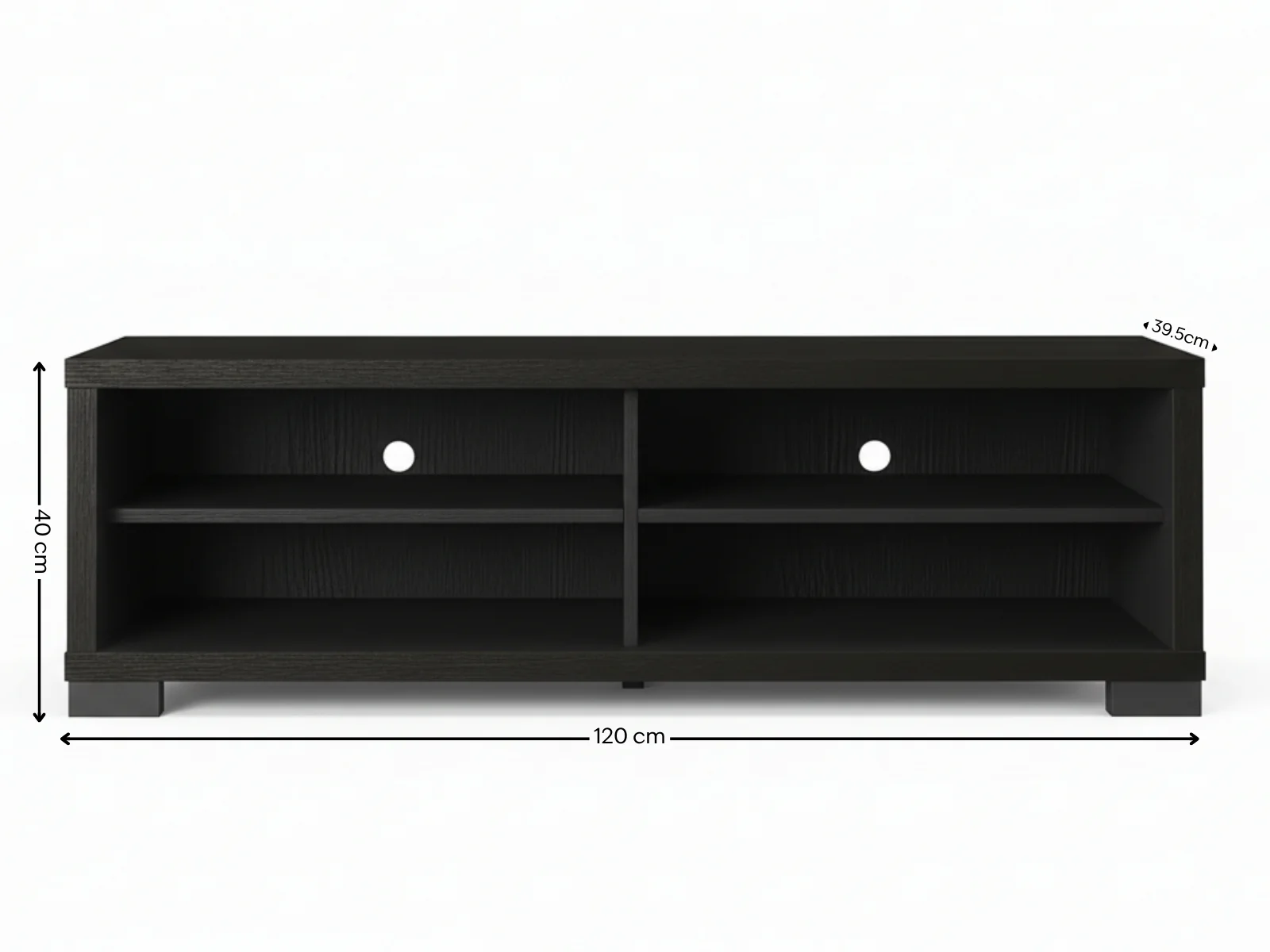 Tiko Entertainment Unit Black Oak - 120 cm - Image 3
