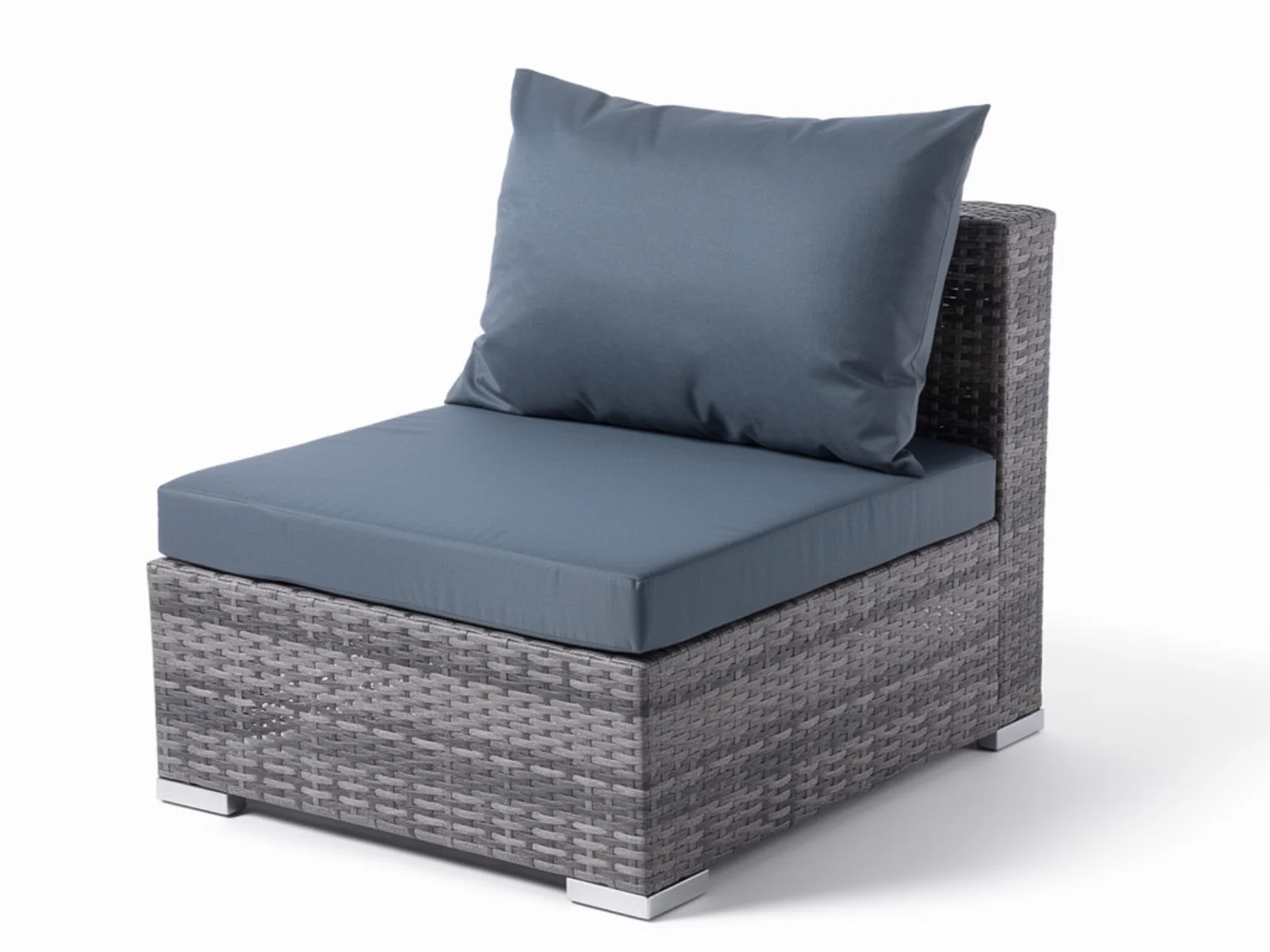 Vicenza Outdoor Middle Chair – Grey - Image 4