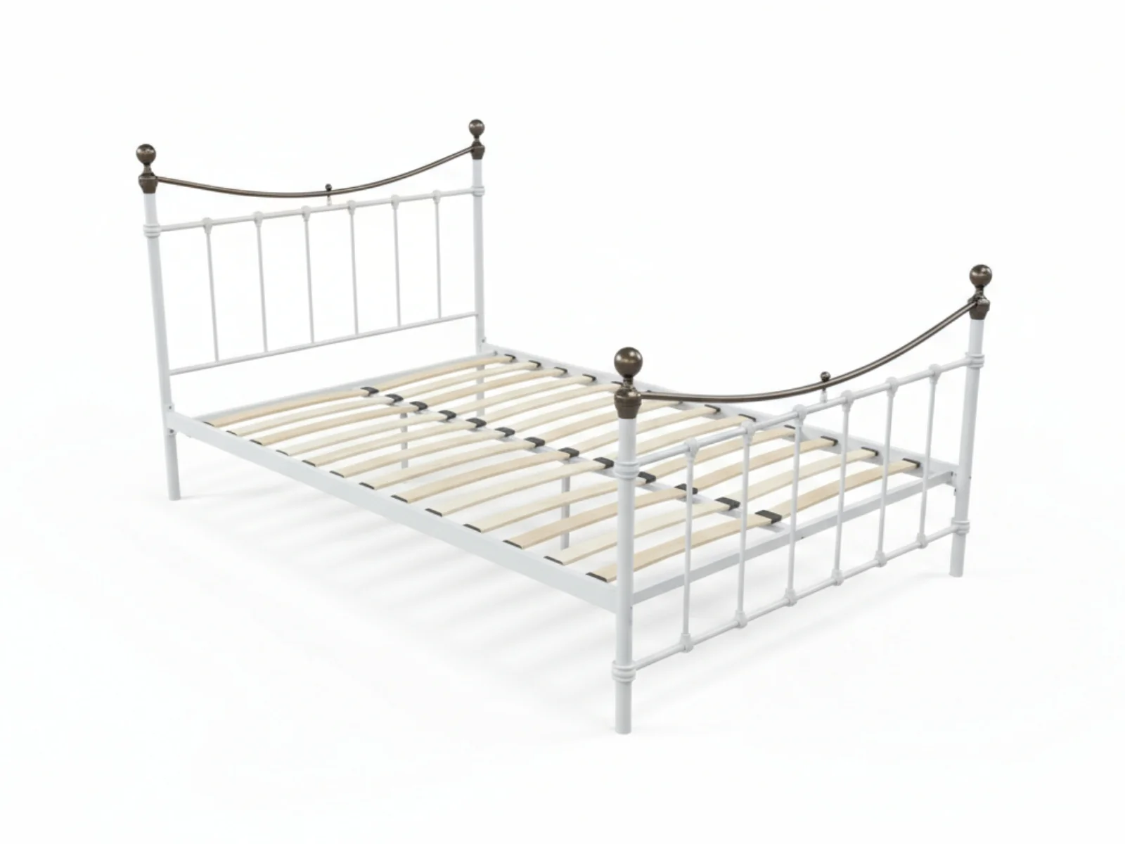 Victorian High Metal Bed Frame – Queen - Image 6
