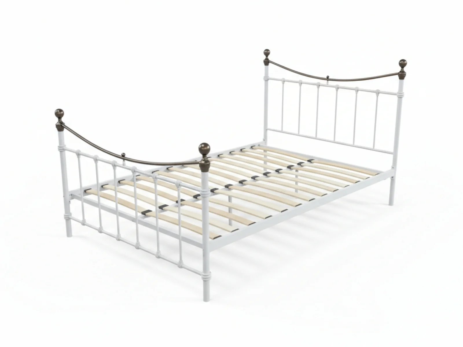 Victorian High Metal Bed Frame – Queen - Image 5