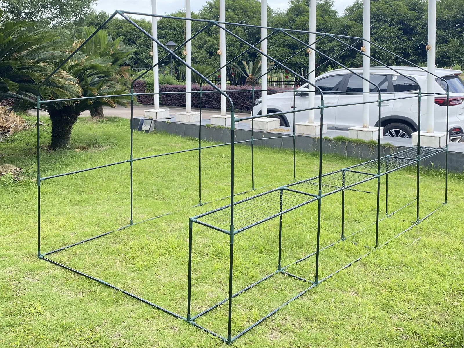 PE Mesh Walk-In Greenhouse - 1.9m x 3.64m - Image 10