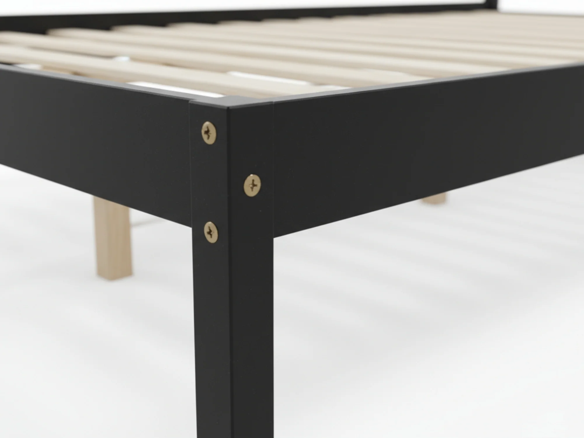 Wayford Bed Frame Black & MEM 23 cm Mattress - King Single - Image 6