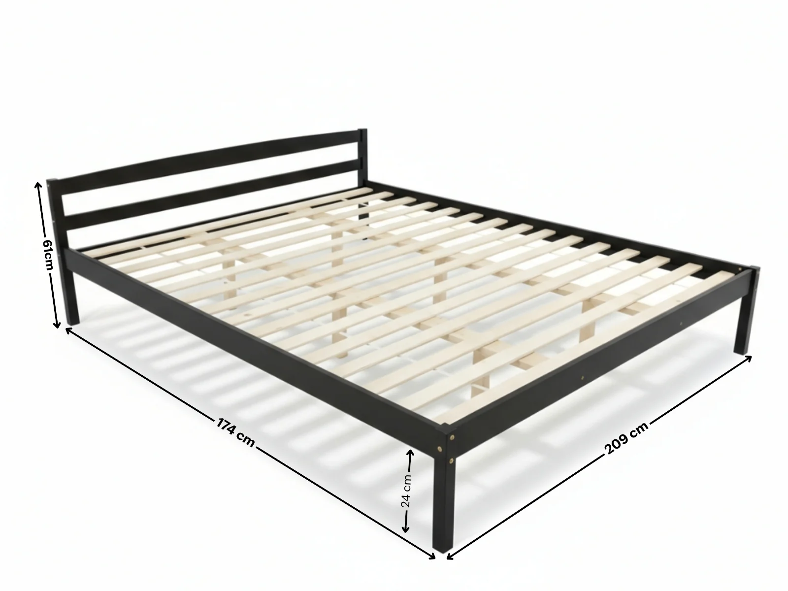 Wayford Bed Frame Black - King - Image 13