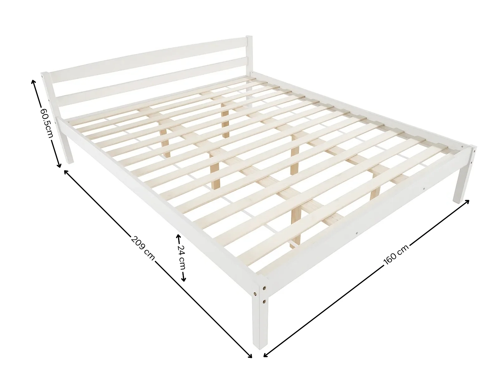 Wayford Bed Frame White - Queen - Image 10