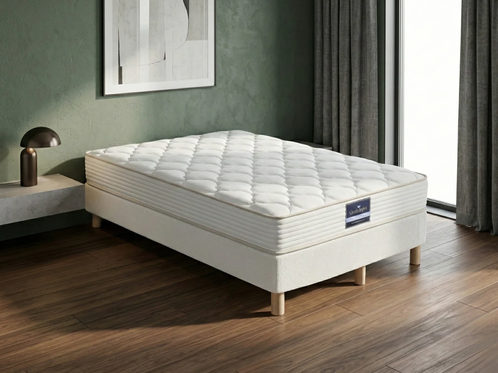 Xclusive Bed Base & PIL20 Mattress with Pillow - King Single - Image 2