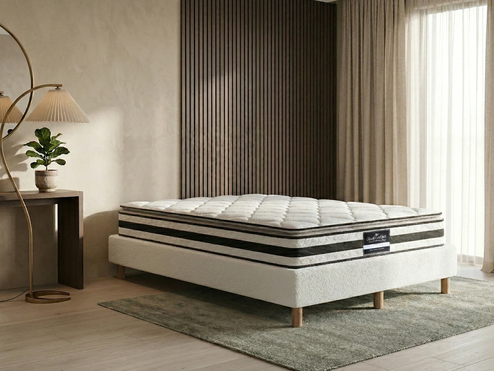 Xclusive Bed Base & Bon21 Mattress - King Single - Image 2