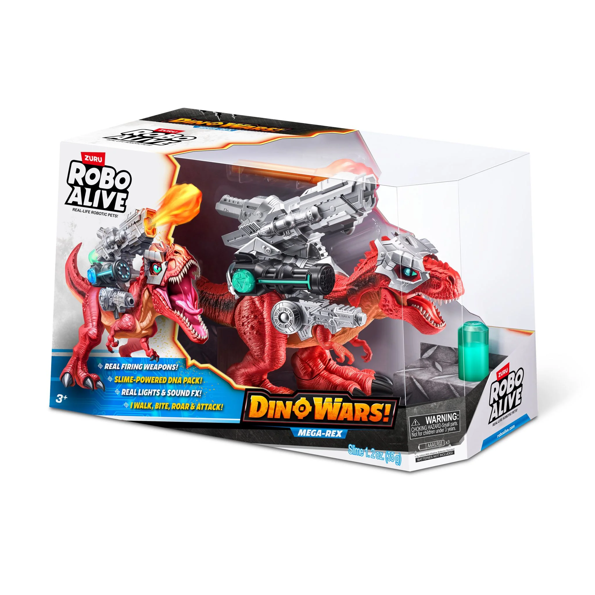 ZURU Robo Alive Dino Wars Series 1 Giant Battling T-Rex - Image 2