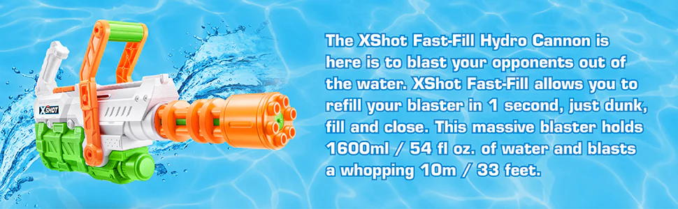 ZURU X-Shot Fast Fill Hydro Cannon - Image 12